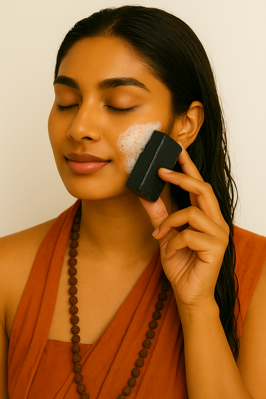 Charcoal & Clay Ayurvedic Detox Soap — 100g