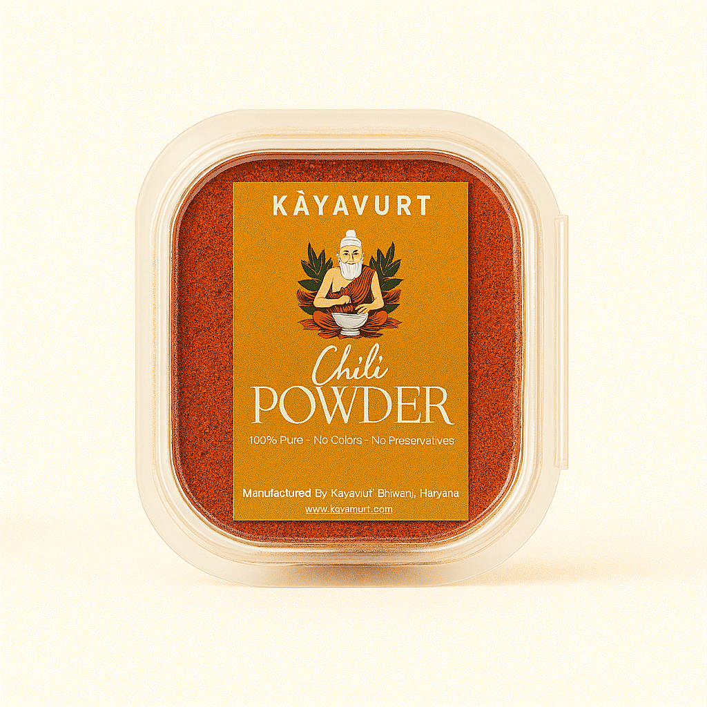Kāyavurt Lal Mirch – Pure Red Chilli Powder