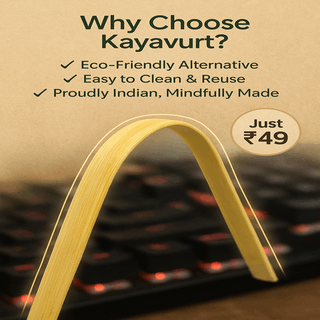 Bamboo Tongue Cleaner – Ayurvedic Oral Hygiene – ₹49