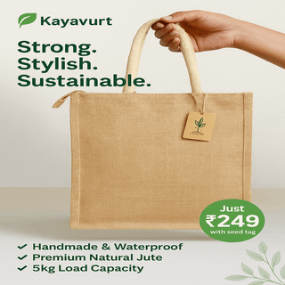 Waterproof Jute Handbag (5kg Capacity) – ₹249