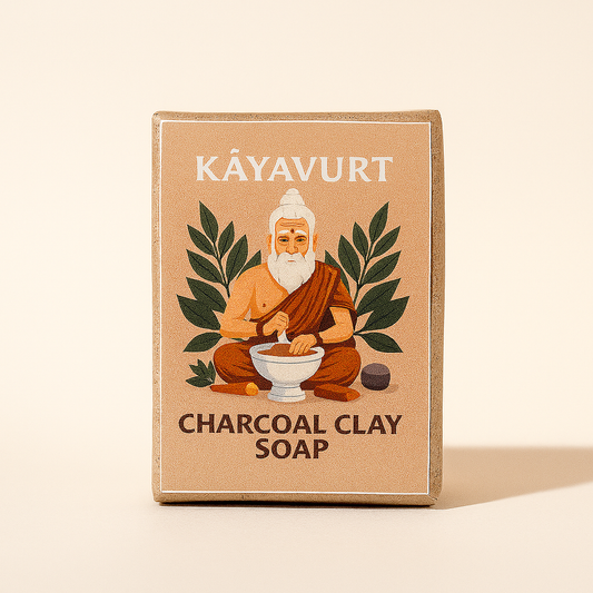 Charcoal & Clay Ayurvedic Detox Soap — 100g