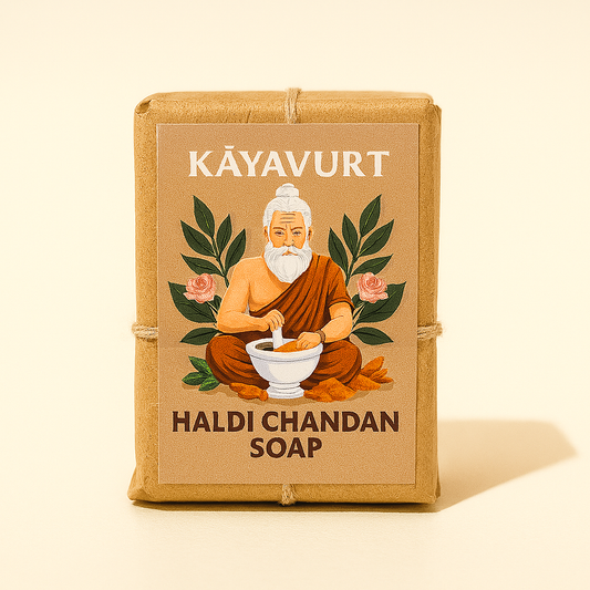 Haldi & Chandan Herbal Ayurvedic Soap — 100g