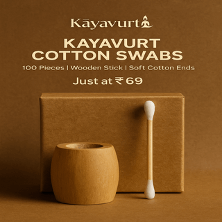 Wooden Cotton Swabs (Pack of 100) – ₹69