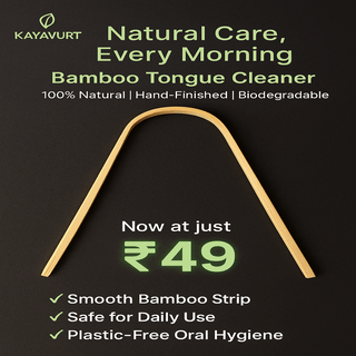 Bamboo Tongue Cleaner – Ayurvedic Oral Hygiene – ₹49